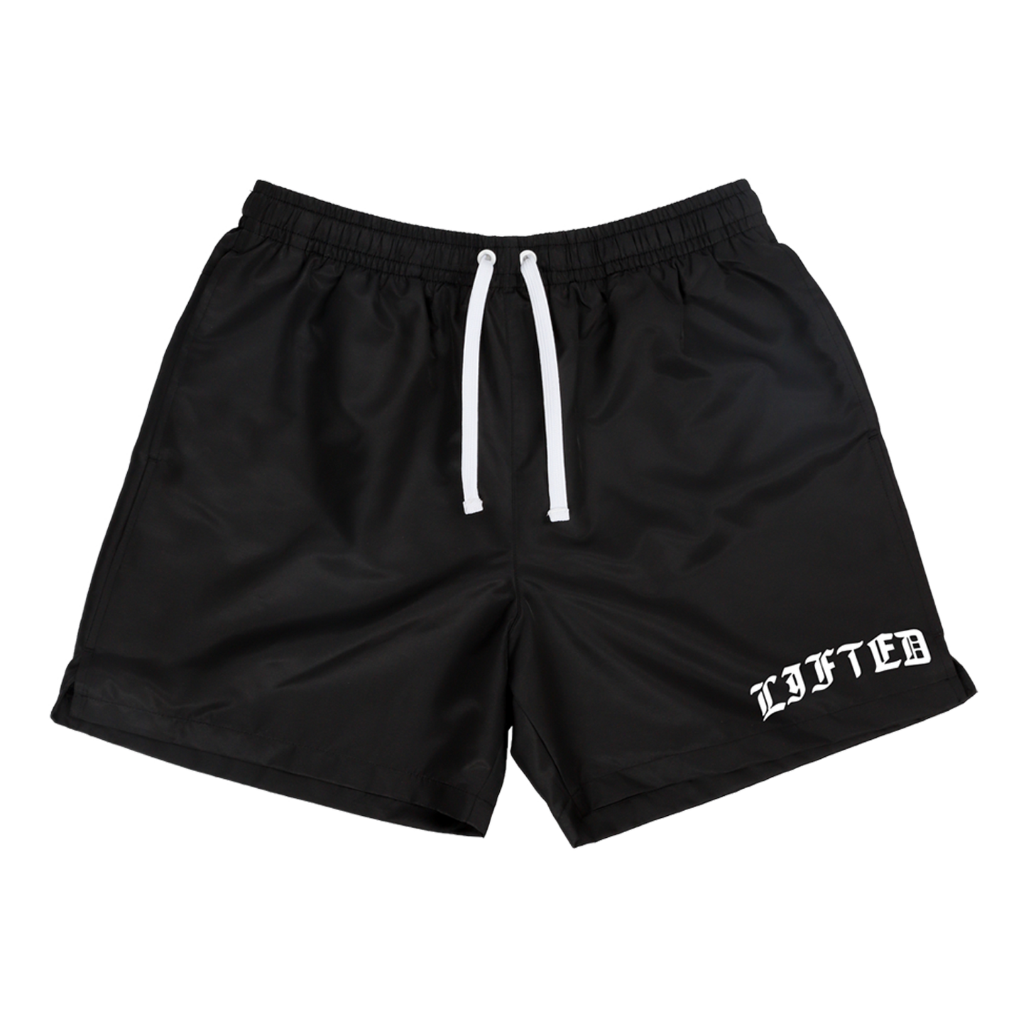 Lifted Nylon Shorts (Black)